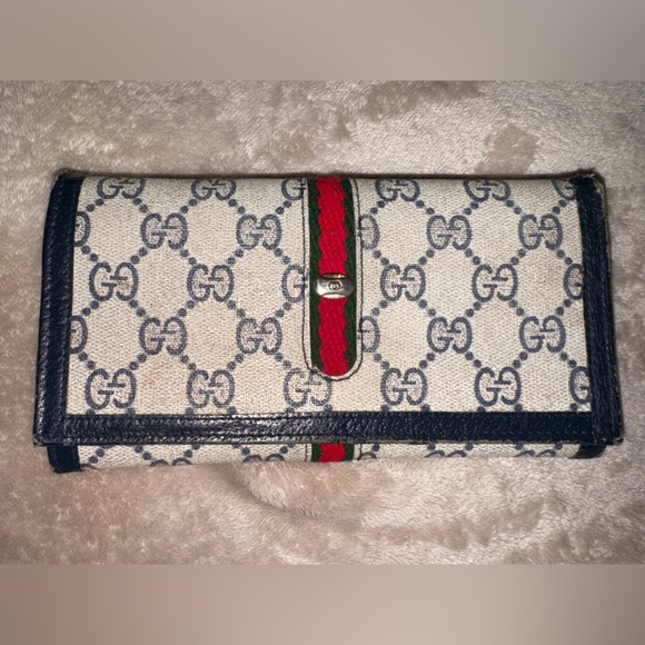 Gucci authentic 1970 supreme canva wallet - Picture 7 of 14
